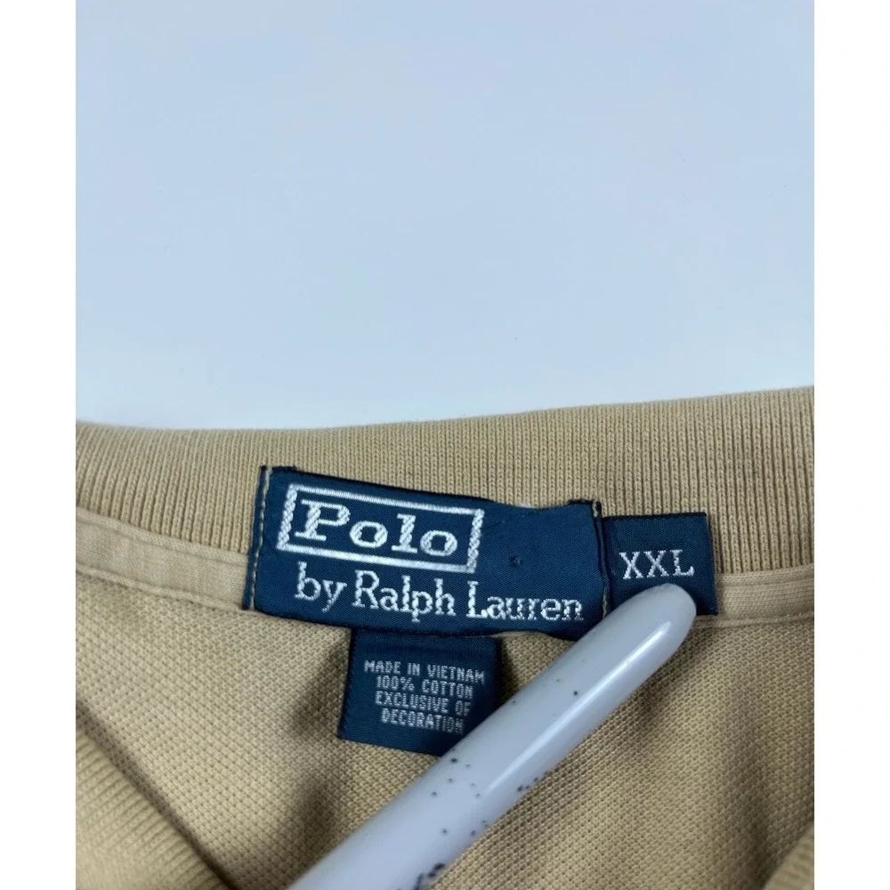 Lot of 7 Polo Ralph Lauren Mens XXL Custom Fit Short Sleeve Preppy Polo Shirts